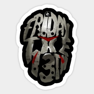 The 13th Typography Sticker